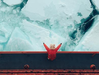 «Окунулась в Ледовитый океан трижды». Победительница конкурса RussiaDiscovery — о путешествии на Северный полюс