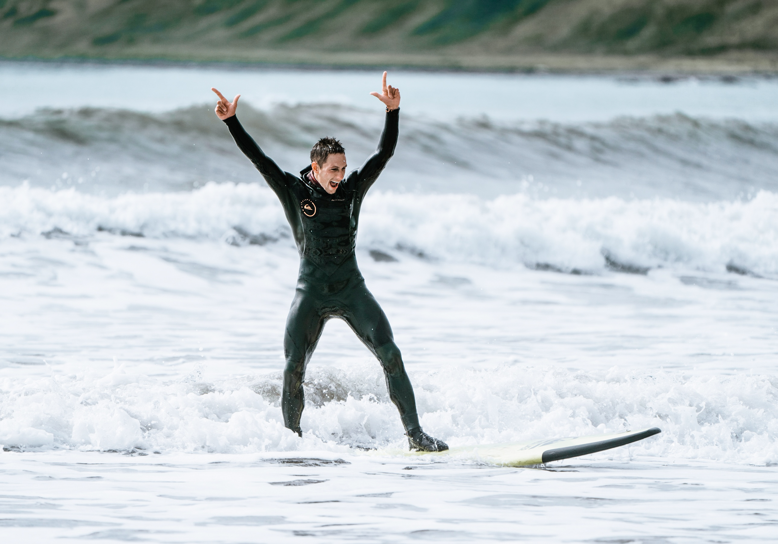 Chris volcano surfing every weekend. Chris volcano surfing every weekend